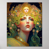 Surreal Goddess Fantasy Art Poster (Voorkant)