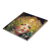 Surreal Goddess Fantasy Art Tegeltje (Zijkant)