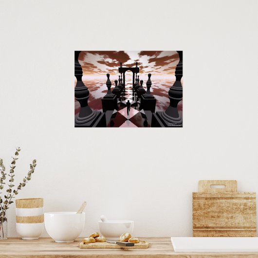 Surreal Gold Poster (Keuken)