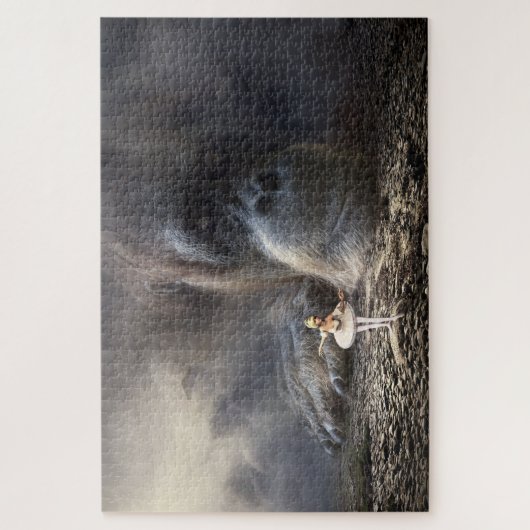 Surreal Gorilla en Ballerina Legpuzzel (Verticaal)