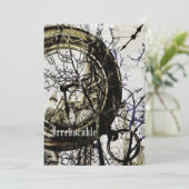 Surreal Halloween partijuitnodiging Kaart (Staand voorkant)