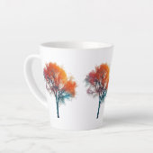 Surreal Herfst Winter Boom Kleine Latte Mok - (Linkerhoek)