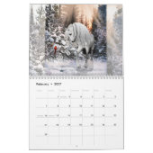 Surreal Horses 2.0 - aanpasbaar Kalender (Feb 2027)