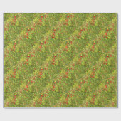 Surreal Hypnotic Poppies Cadeaupapier (Vlak)