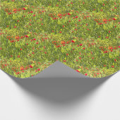 Surreal Hypnotic Poppies Cadeaupapier (Hoek)