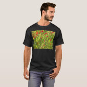 Surreal Hypnotic Poppies T-shirt (Voorkant volledig)