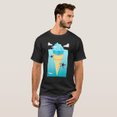 Surreal Ice Cream Iceberg Ice Cream T-shirt (Voorkant volledig)