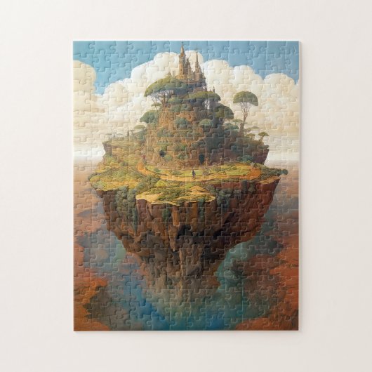Surreal Island Landscape Fantasy Art Legpuzzel (Verticaal)