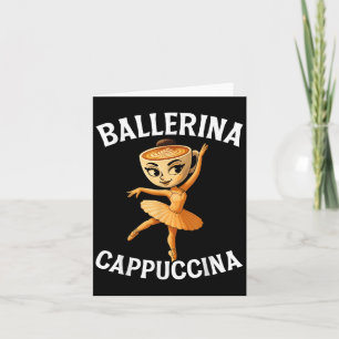 Surreal Italiaans Brainrot Meme Ballerina Cappucci Kaart