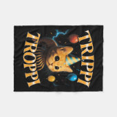 Surreal Italiaans Brainrot Meme Trippi Troppi Grap Fleece Deken (Voorkant (Horizontaal))