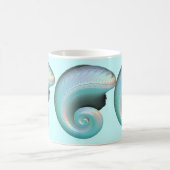 Surreal Jade Rainbow Shell Koffiemok (Center)