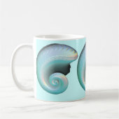 Surreal Jade Rainbow Shell Koffiemok (Links)
