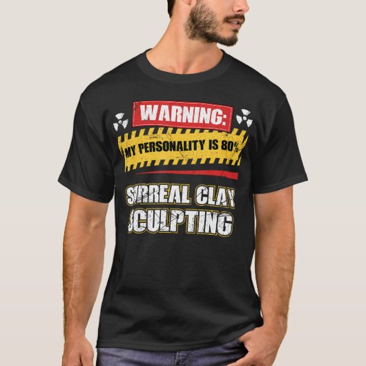 Surreal klei boetseren t-shirt (Voorkant)
