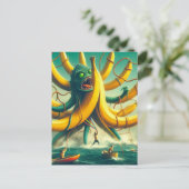 Surreal Laat de Banana Kracken los Briefkaart (Staand voorkant)