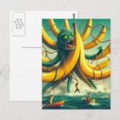 Surreal Laat de Banana Kracken los Briefkaart (Voorkant / Achterkant)