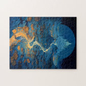 Surreal Landscape Castle Fantasy Art Legpuzzel (Horizontaal)