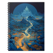 Surreal Landscape Castle Fantasy Art Notitieboek (Voorkant)