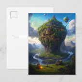 Surreal Landscape City Fantasy Art Briefkaart (Voorkant / Achterkant)