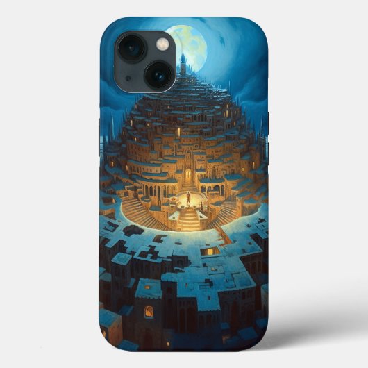 Surreal Landscape City Maze Fantasy Art Case-Mate iPhone Case (Achterkant)
