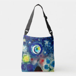 Surreal Landscape Cross-Body Tas