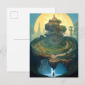 Surreal Landscape Fantasy Art Briefkaart (Voorkant / Achterkant)