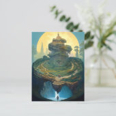 Surreal Landscape Fantasy Art Briefkaart (Staand voorkant)