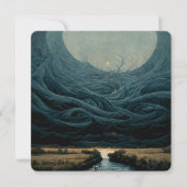 Surreal landscape oil painting kaart (Voorkant)