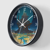 Surreal Landscape Towering City Fantasy Art (Hoek)