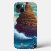 Surreal Landscape Towering City Fantasy Art Case-Mate iPhone Case (Achterkant)