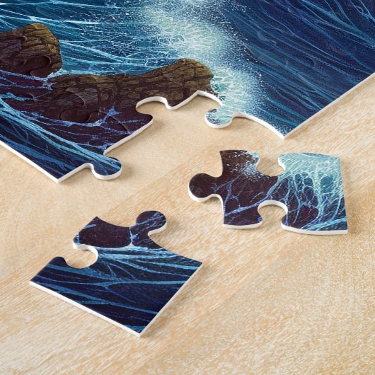 Surreal Landscape Towering City Fantasy Art Legpuzzel (Zijkant)