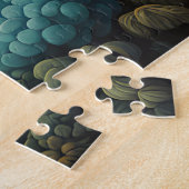 Surreal Landscape with Clock and Cypress Trees Legpuzzel (Zijkant)