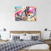 Surreal Landschap Canvas Afdruk (Insitu (Slaapkamer))