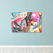 Surreal Landschap Canvas Afdruk (Insitu (Houten vloer))