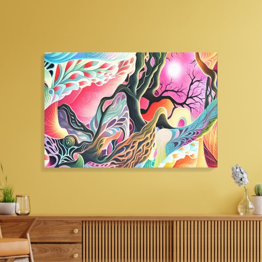 Surreal Landschap Canvas Afdruk (Insitu (Woonkamer))