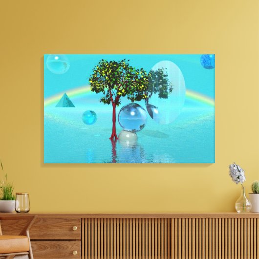 Surreal Landschap Canvas Afdruk (Insitu (Woonkamer))