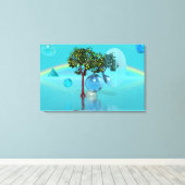 Surreal Landschap Canvas Afdruk (Insitu (Houten vloer))