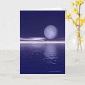 Surreal Landschap Kaart (Gele Bloem)