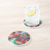 Surreal Landschap Zandsteen Onderzetter (Zijkant)