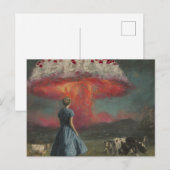 Surreal Lekkere Kers Woestijn in de Zuivelweide  Briefkaart (Voorkant / Achterkant)