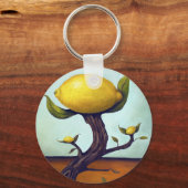 Surreal Lemon-boom Sleutelhanger (Voorkant)