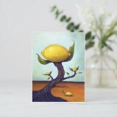 Surreal Lemon Tree Briefkaart (Staand voorkant)