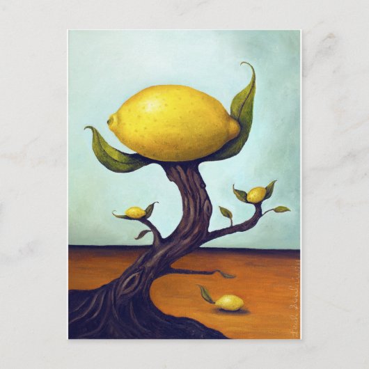 Surreal Lemon Tree Briefkaart (Voorkant)