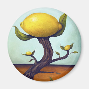 Surreal Lemon Tree Magneet