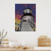 Surreal Lighthouse Poster (Keuken)