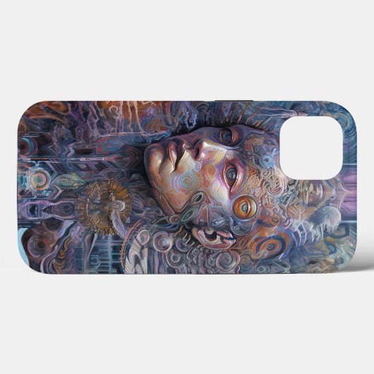 Surreal Man Visionary Art Case-Mate iPhone Case (Achterkant (horizontaal))
