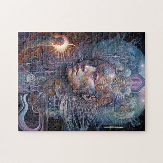 Surreal Man Visionary Art Legpuzzel (Horizontaal)