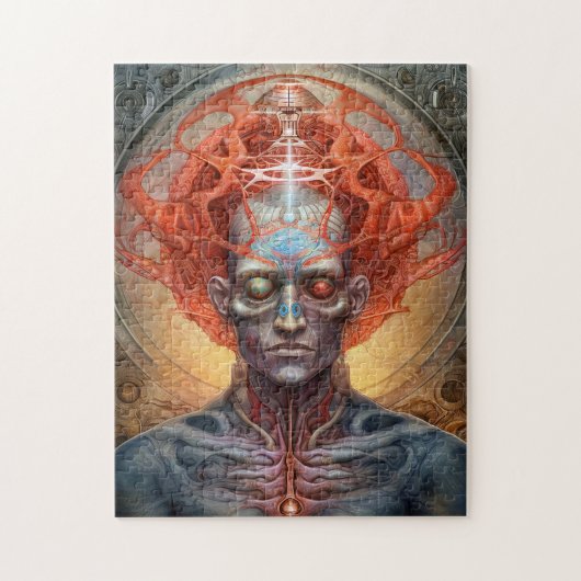 Surreal Man Visionary Art Legpuzzel (Verticaal)