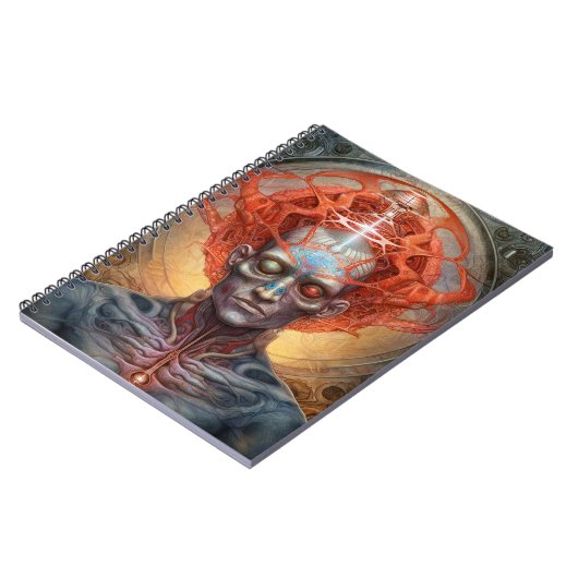 Surreal Man Visionary Art Notitieboek (Linkerzijde)