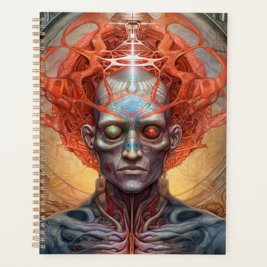 Surreal Man Visionary Art Planner (Voorkant)
