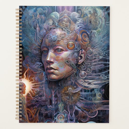 Surreal Man Visionary Art Planner (Voorkant)